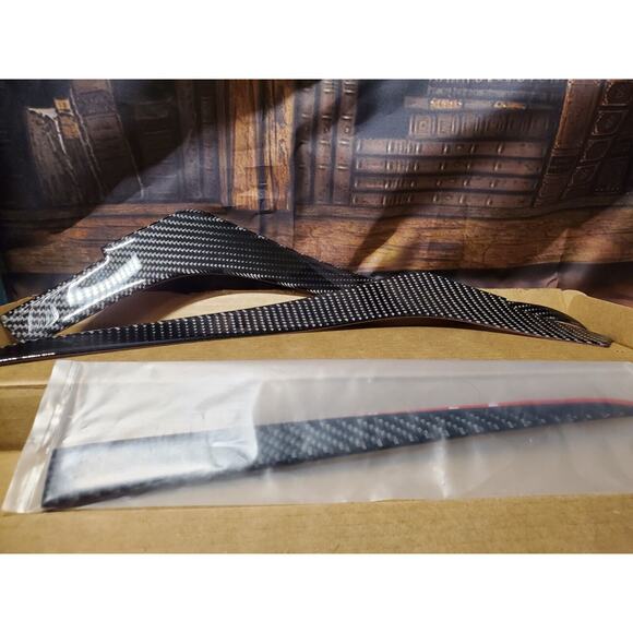 Eyebrow Tail Light Cover Sticker Carbon Fiber For Lexus RC300 350 200T 2019-2023 - Picture 1 of 4